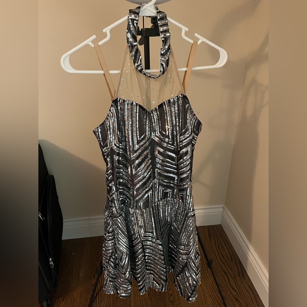 Revolution Black and Silver Dance Costume